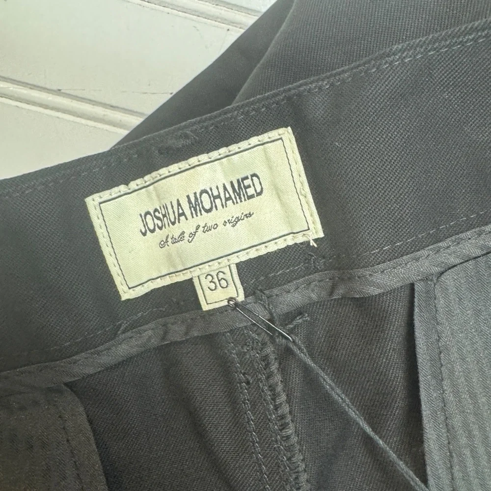 NEW Joshua Mohamed Black Pants W36